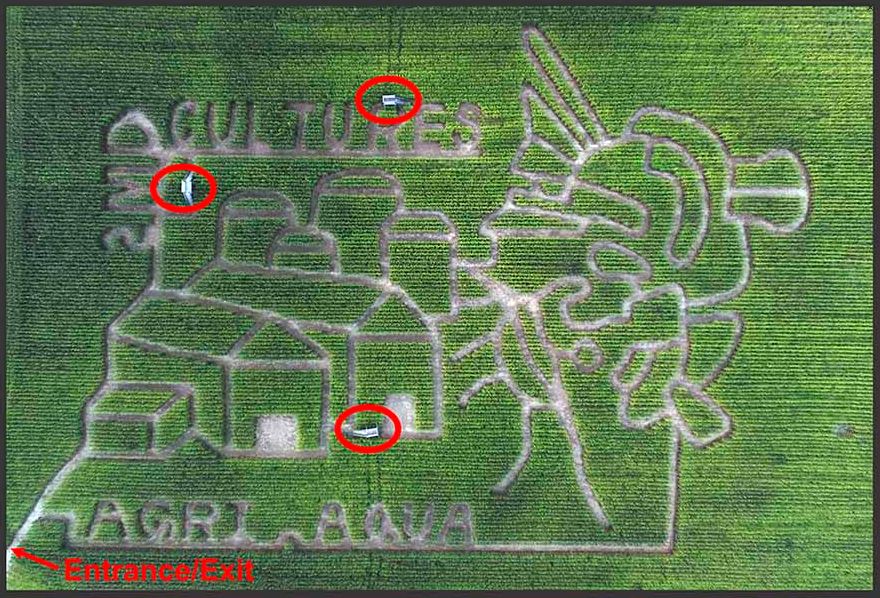 Forrest Hall Corn Maze 2017