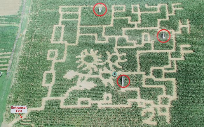 Forrest Hall Farm Maze 2024 Forrest Hall Farm Maze 2024