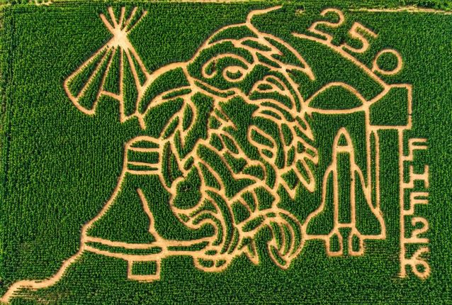 Forrest Hall Farm Maze 2024